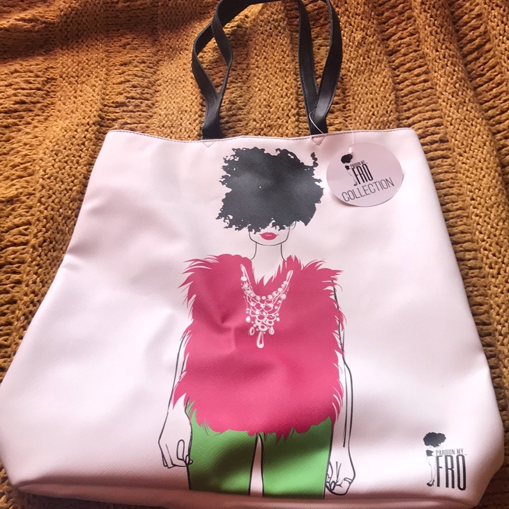 Pardon My Fro tote
